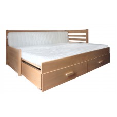 Rozkladacia posteľ z masívu Klaudia (bez matracov)