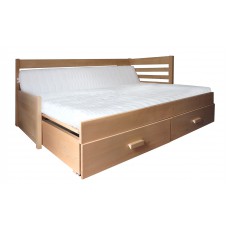 Rozkladacia posteľ z masívu Klaudia (bez matracov)